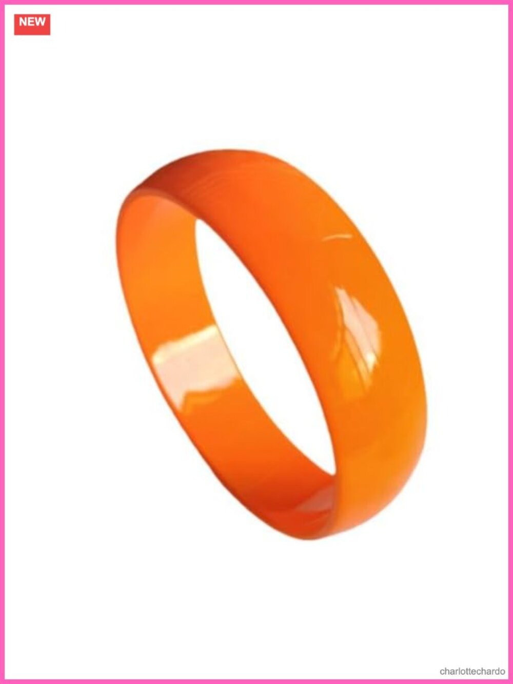 Retro Neon Resin Bangle Bracelet 80s 90s Cosplay Party Jewelry